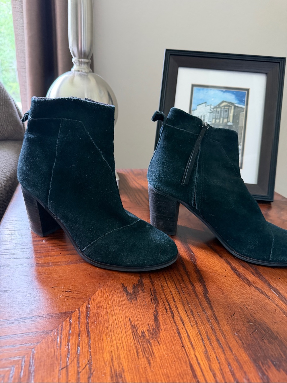 Toms Suede Ankle Booties